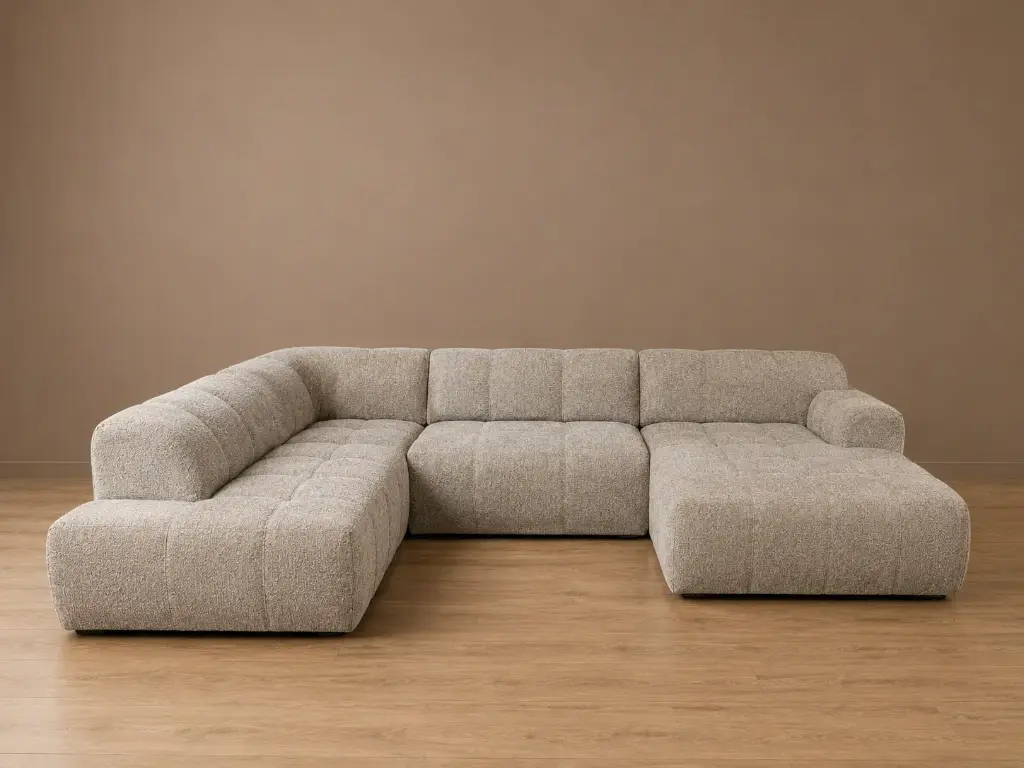 AURA Köşe Koltuk 210 × 393 cm – Lounge Sağ