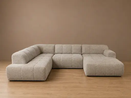 AURA Köşe Koltuk 210 × 393 cm – Lounge Sağ