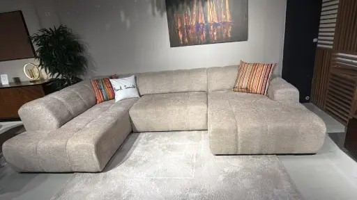Canapé d’angle AURA 210 × 393 cm – Lounge à droite